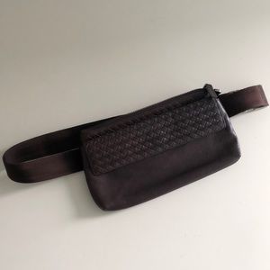 Brown Leather Belt Bag